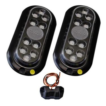 Imagem de Lanterna Led Carretinha Reboque Par + 1 Lanterna De Placa - Outliers