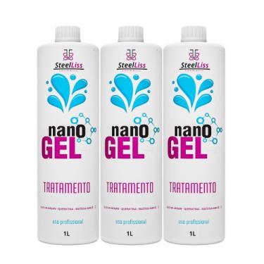 Imagem de 3 Escova Progressiva Ingel Redutora Anti-frizz - Steel Liss Cosmetic