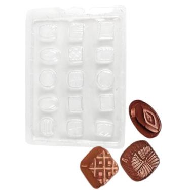Imagem de 10 Forma Simples Bombom Miscelânea 07 Mix Bombons Finos Doce - San Fel
