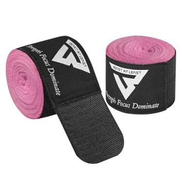 Imagem de Envoltórios de mão de boxe, luvas internas de 450 cm com alça para polegar | Proteção elástica da junta para artes marciais | Luvas macias para Muay Thai, Kickboxing, MMA, saco de pancadas masculino e