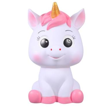 Imagem de Beaupretty Cofrinho de Cavalo Fofo: Ano Do Cavalo 2026, Caixa de Vinil para Economizar Dinheiro - Cofrinho de Moedas de Capacidade para Crianças, para Uso Escolar Em Casa, Rosa