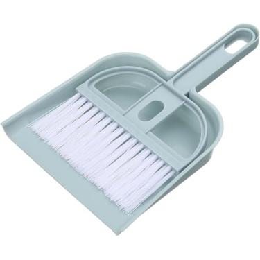 Imagem de Plástico Mini Desktop Sweep Escova De Limpeza Pequena Vassoura Conjunto De Pá De Lixo Conjunto De Limpeza De Mesa Pequena Vassoura E Pá De Lixo Para Casa Desktop Sofá Cozinha Teclado Varren