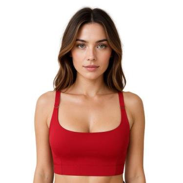 Imagem de Sutiã sem Bojo Microfibra com Alças Reforçada Sustentação Claúdia - Na