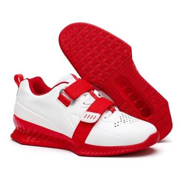 Imagem de Tênis de agachamento para levantamento de peso masculino - Tênis ginástica indoor Balance Comprehensive Training Shoes Powerlifting e musculação Fitness Cross-Trainer Sneaker