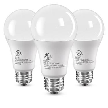 Imagem de Lâmpadas LED CHARKEE A19 15W 1500lm 5000K E26 Pacote com 3