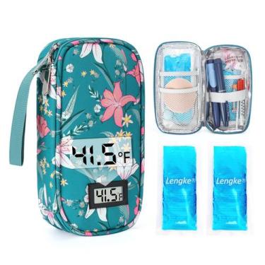 Imagem de Estojo de viagem com refrigerador de insulina YOUSHARES com display de