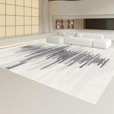 Imagem de Tapete leve e luxuoso para decoração de sala de estar, estilo minimalista, tapete para sala de estar, área grande, tapete macio para quarto e estudo (200x300 cm/A)