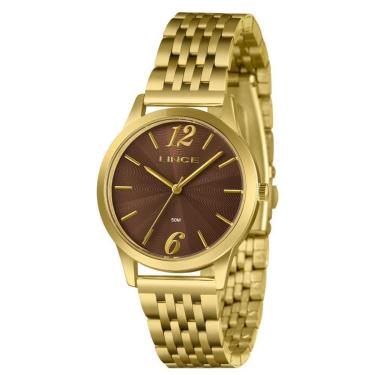 Imagem de Relógio Feminino Lince Dourado LRGM035L36 N2KX-Feminino