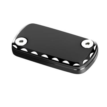 Imagem de Tampa do reservatório de fluido de freio dianteiro Monkey compatível com Monkey 125 CT125 Trail 125 DAX ST125 Acessórios de motocicleta Tampa do tanque de óleo do freio dianteiro (preto)