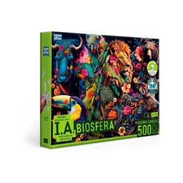Imagem de Quebra cabeça 500 peças ia biosfera - toyster 003120