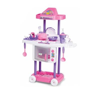 Imagem de Cozinha Infantil Completa Tateti Riva Chef com Fogão Forno e Acessório