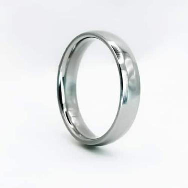 Imagem de Aliança Prata 925 Compromisso Anatômica 4mm Namoro - Zafira, 30