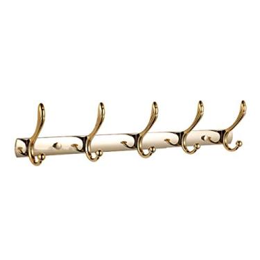 Imagem de URGDWEKJY Cabideiro montado na parede cabide de metal montado na parede gancho para roupas gancho de toalha gancho de casaco pendurado na parede banheiro cozinha quarto cabide de roupas montado na