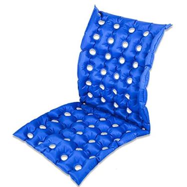 Imagem de Almofada inflável de ar, almofada quadrada inflável portátil para hemorróidas, almofadas de cadeira de rodas para úlceras de pressão para sentar, aliviar dores nas costas e cóccix