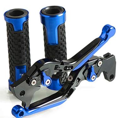 Imagem de Para Suzuki GSX-R150 ABS 2017 2018 2019 GSX-R150 Alça de freio de motocicleta CNC Alavancas de embreagem de freio ajustáveis manípulos de extremidade de alavanca de embreagem de freio de motocicleta