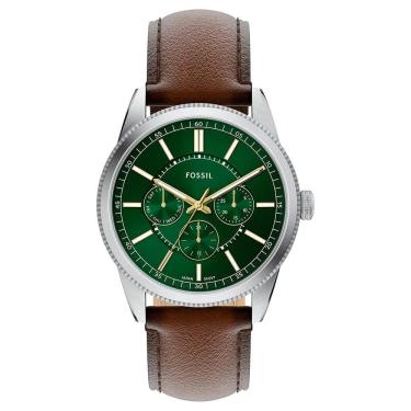 Imagem de Relógio Fossil Masculino Ref: Fs6137/0vn Multifunção Prateado