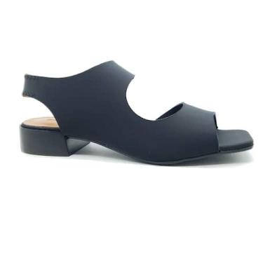 Imagem de Sandália Bottero Feminina 375802, 36, Preto, Caramelo