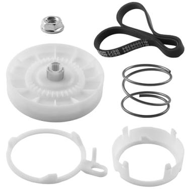 Imagem de DFD W10721967 Kit de embreagem e polia de arruela e correia de transmissão W10006384 - compatível com Whirlpool Kenmore Maytag máquina de lavar roupa substitui W10239973 W10006356 W10006354 WTW5000DW1