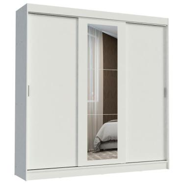 Imagem de Guarda Roupa Casal Kansas 3 Portas com Espelhos Madesa