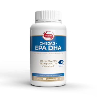 Imagem de OMEGA 3 EPA E DHA 120 CAPSULAS 1000MG - VITAFOR-Unissex