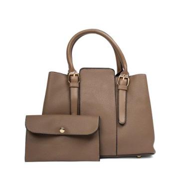 Imagem de Bolsa Feminina Stella Luna Tote Média transversal Marrom, Marrom, Únic