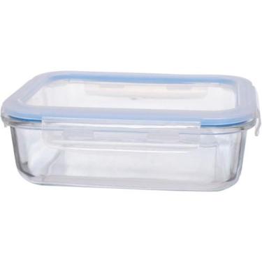 Imagem de Pote de Vidro Hermético Retangular 1,05 Litro com Tampa Vedante - West