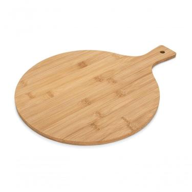 Imagem de Tábua Corte Redonda Bambu Natural 40cm Haus Concept Bambu Haus