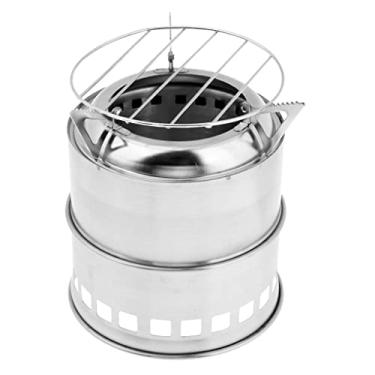 Imagem de barenx Fogão de acampamento de aço inoxidável para mochila