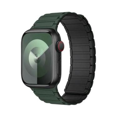 Imagem de Pulseira De Silicone Magnética Para Apple Watch De 40mm 44mm 45mm 49mm