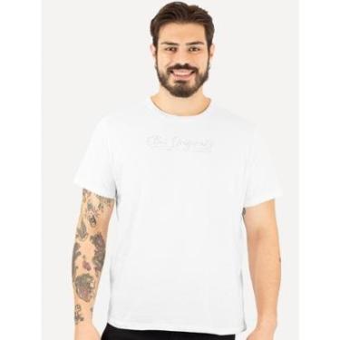 Imagem de Camiseta Ellus Masculina Cotton Fine Originals Classic Branca-Masculino