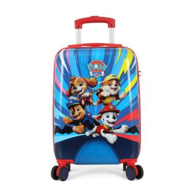 Imagem de Mala de Bordo Patrulha Canina Azul Luxcel MF10529PA Lançamento 2026