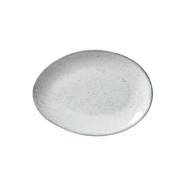 Imagem de Conjunto com 6 Pratos de Sobremesa Oval Orgânico Echo 22,5x16,5x2,5cm