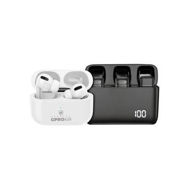 Imagem de Microfone de Lapela - Tipo C com Adaptador Lightning + Fone de ouvido bluetooth GPro Air - Gshield