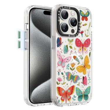 Imagem de GuardCrew Capa para iPhone 15 Pro, [proteção contra quedas de grau militar de 3,8 m à prova de colisão] [antiamarelamento e antidescasca] Capa fina de TPU transparente à prova de choque para iPhone 15