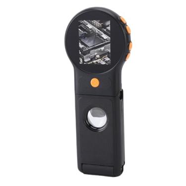 Imagem de SPYMINNPOO Microscópio Digital Com Ampliação de 2MP 500x Tela IPS de 2 Polegadas para Engenheiros Profissionais de Laboratório Design Portátil Plug and Play Luzes LED Com Foco Automático