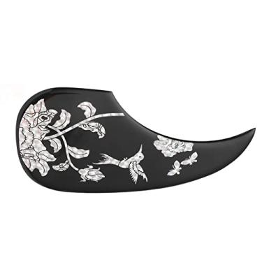 Imagem de SPYMINNPOO Pickguard de Guitarra Acústica Com Corte Preciso Placa de Arranhões Fácil Instalação para Amantes de Guitarra Material de PVC