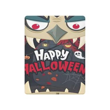 Imagem de JUZIHAI Lençol de berço de Halloween para meninos e meninas, capa de colchão de bebê macio elástico respirável para berço padrão e cama infantil, 99 x 68 cm