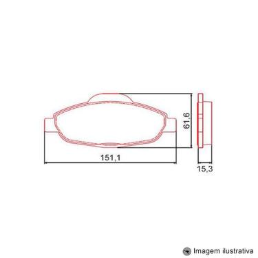 Imagem de Pastilha de Freio Dianteira C4 Lounge 2.0 13 / ... C4 Picasso sem Alarme com Anti Ruido