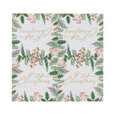 Imagem de Guardanapos De Papel Descartáveis De Natal 2 Camadas 33cm 20un. Para F