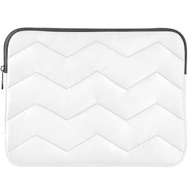 Imagem de Capas para laptop brancas sólidas para MacBook Air 13 polegadas capa fofa para notebook capa universal 13-14 polegadas