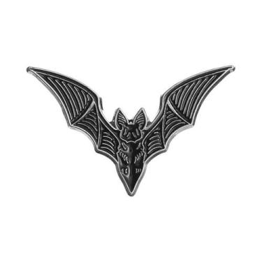 Imagem de Broche De Morcego De Halloween Estilo Punk Vintage, Emblema De Animal 