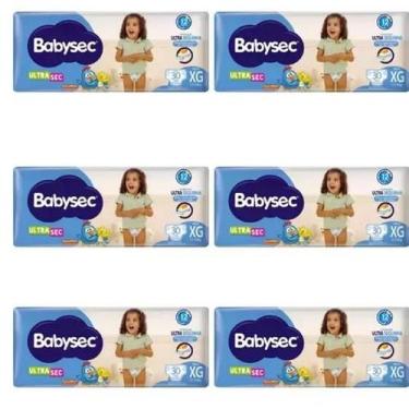 Imagem de KIT 6 Fraldas BabySec Ultra Mega Tamanho XG 30 Unidades