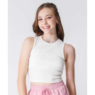 Imagem de Blusa Juvenil Regata Canelado Marisa Tam 10 a 16 Off W-72130, 16, Off 