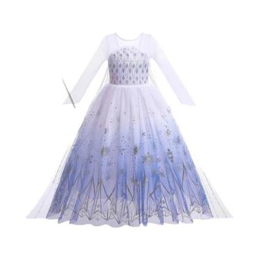 Imagem de Vestidos de Festa Frozen 2 - Anna e Elsa para Meninas - Halloween, 9-1
