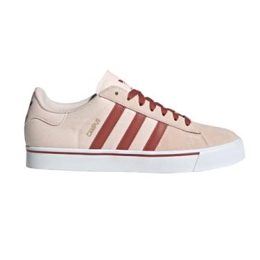 Imagem de adidas Campus Vulc Tênis masculino, casual, branco, vermelho, Multi, 12.5 Wide Women/11.5 Wide Men