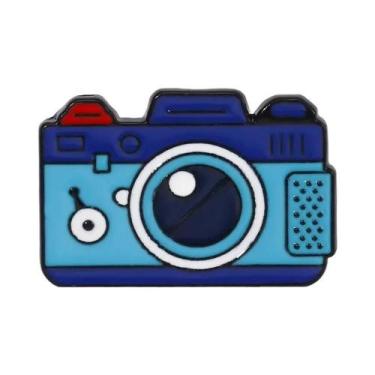 Imagem de Broche De Esmalte Vintage Retrô De Câmera Para Amantes De Fotografia, 