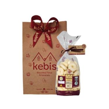 Imagem de Kit Presente Biscoito caseiro Polvilho com Leite de Coco - Kebis