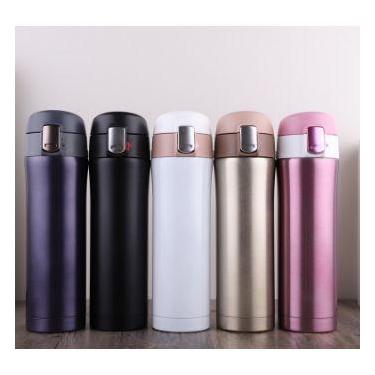 Imagem de Garrafa Térmica Aço Inox Portátil 500ML Café Suco Água Academia Passei