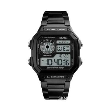 Imagem de Relógio Digital Esportivo Retro À Prova d'Água Masculino SKMEI 1335 Re