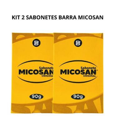 Imagem de Kit 2 Sabonetes em Barra Micosan Original 90g  Antisséptico, Refrescan
